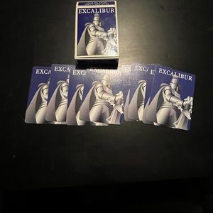 1992 Excalibur Casino Las Vegas Poker GaminCards.